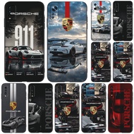 for Redmi Note 10 10X 7 8 9 Pro Max 8T 9T 9S TPU phone case soft shell protective cover Porsche 911 