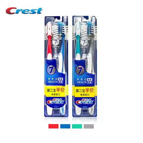 Crest Seven Effect Toothbrush Manual USA Imported Original Special Adult ProHealth Tooth Brushes Ora