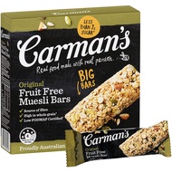 CARMAN'S Original Fruit Free Muesli Bars/Diet Bars/Breakfast Bars/Whole Grain Fruits Energy Bar | 6Bars x45g 原味无水果燕麦棒
