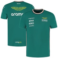 2025 Newest F1 Racing Suit + Aston Martin Team F1 Racing Jersey + Summer Men&Women Short Sleeve T-Sh