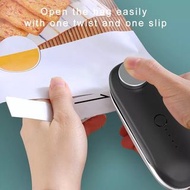 USB充電手持式迷你塑料袋食品包裝電動封口機  USB Rechargeable Hand Portable Mini Plastic Bag Food Package Electric Sealer Machine