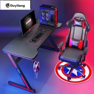 🔥RGB e-sports gaming table with lamp electric competition table and chair set home office laptop table/Meja permainan e-sukan RGB dengan meja pertandingan elektrik lampu dan meja komputer riba kerusi rumah  -22