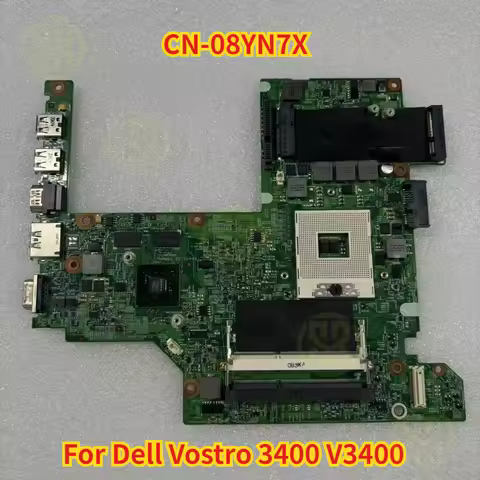 For Dell Vostro 3400 V3400 CN-08YN7X 08YN7X 09297-1 Laptop Motherboard