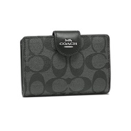 [Coach] Outlet Wallet Signature Black Women's C0082 SVTSQ