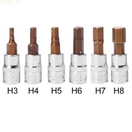 Hex Screwdriver Bit Socket Set H3 H4 H5 H6 H7 H8 Perfect for Various Repair Jobs