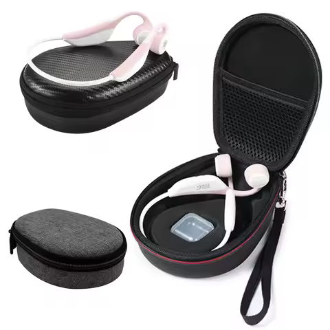 Headphone Storage Box for AfterShokz Aeropex AS800/OpenMove AS660/AS650 TREKZ AIR Headphone Carrying