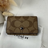 全新品 狀態良好 COACH 五鈎鑰匙包 鑰匙圈 男女適用