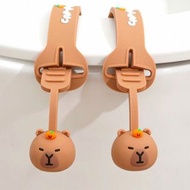 capybara 公仔 卡通 實用 家居 裝飾 日用品 生日禮物 送禮 馬桶 提蓋器 防髒 馬桶蓋 掀蓋 提手 卡皮巴拉