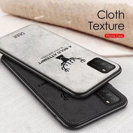 DEER Case Xiaomi Redmi 9T Softcase Cloth Jeans DEER Head Motif Sim Armor