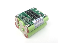 POWERTOOLVN Khối pin lishen 12v 3S2P 4000Mah xả 40A dạng vuông lắp vừa vỏ pin máy National 12v Bosch