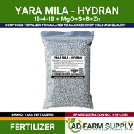 Yara Mila Hydran Fertilizer 19-4-19 + MgO+S+B+Zn High-Grade Fertilizer for Crops