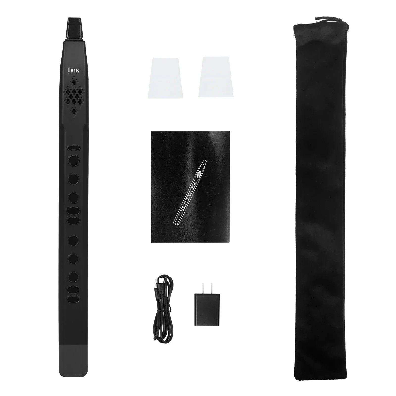 IRIN Mini Electric Wind Saxophone Blowpipe Imitation Flute Clarinet Various Sounds Electronic Saxoph