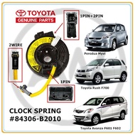 Original Toyota Avanza 1.3/1.5 F601 F602 Rush F700 Perodua Myvi 1.3 2005-2011 Steering Clock Spring