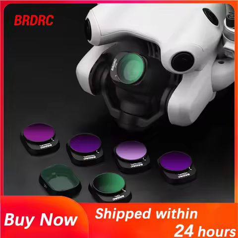 BRDRC UV/CPL/ND Filter Kits For DJI Mini 4 Pro Drone,Optical Glass Nano-coating PC Frame Mini 4 Pro 