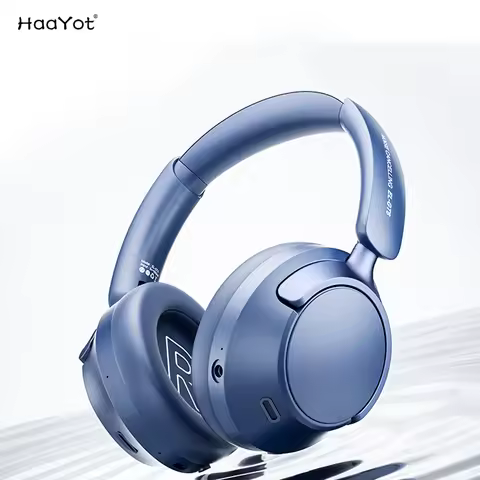 HaaYot ANC Wireless Headphones Bluetooth 6.0 HIFI Level 42dB Adaptive Noise Cancelling Spatial Audio