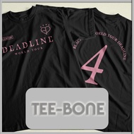 TEEBONE - BLACKPINK 'DEADLINE' WORLD TOUR JERSEY INSPIRED SHIRT