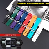 ✵☈❅ Soft Resin Strap for Casio G-SHOCK GA-2100 DW-5600 DW6900 GW-M5610 Men Women Stainless Steel Pin Buckle Watch Band Bracelet 16mm