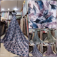 Abstract Pattern Silk Fabric