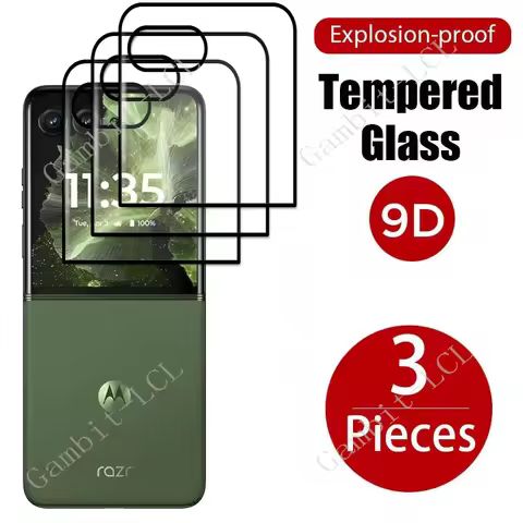 3PCS 9H 3D Curved Tempered Glass For Motorola Razr 60 Ultra Razr60 Pro Razr50 50 Razr+ 2024 2025 Scr