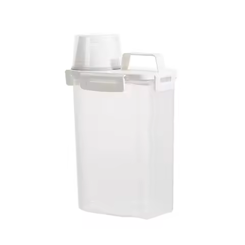 Dampproof Modern Kitchen Storage Cat Food Rice Jar Kitchen Storage Multifunctional Plastic Home Cera