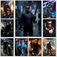 Z6C3 Movies T-The Terminator Poster  Self-adhesive Art Waterproof Paper Sticker Coffee House Bar Roo