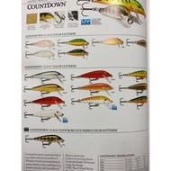 [ In Stock ] Rapala Countdown 7 cm (CD07) (Sinking)