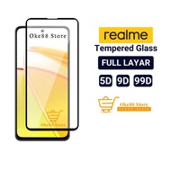 LAYAR Tempered Glass Full Screen 9D Realme C67 C55 C55 NFC C53 C53 NFC C51 C51 NFC C35 C33 C31 C30 C