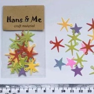 Pastel Gradient Mix Star Sequins