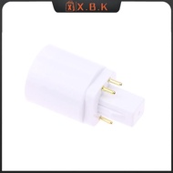 X.B.K 3Pcs 4 Pin Conductive G24 To E26/E27 Socket Adapter G24Q Lamp Base Adapter G24Q To Medium Ligh