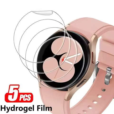 5Pcs Screen Protector For Samsung Galaxy Watch 3 4 5 6 40mm 41mm 42mm 44mm 45mm 46mm Hydrogel Film
