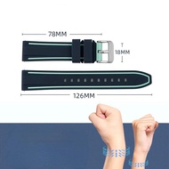 Watch Strap For Omega Co Branded Swatchˉ Planet Series 20mm Mercury Moon Quick-release Silica Gel Watchband For Men And Women
