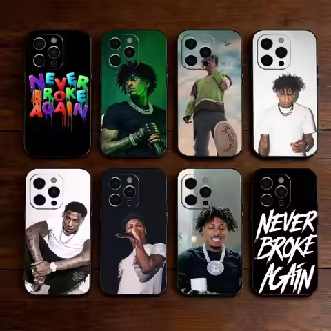 Rapper YoungBoy Never Broke Again Phone Case For iPhone 17,16,15,14,13,12,11 Plus,Pro Max,XS,Soft Si