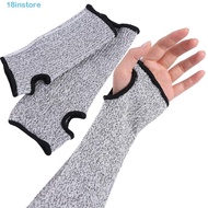 INSTORE 5 HPPE Cut-resistant Arm Sleeve, Cut Resistant Thumb Hole Safety Protecter Arm Sleeve, Bite 