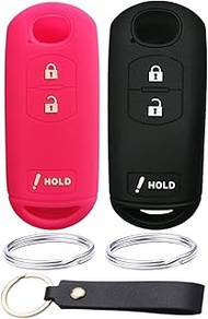 Silicone Smart Key Fob Covers Case Protector Keyless Remote Holder for 2010-2019 Mazda 3 6 CX-3 CX-5
