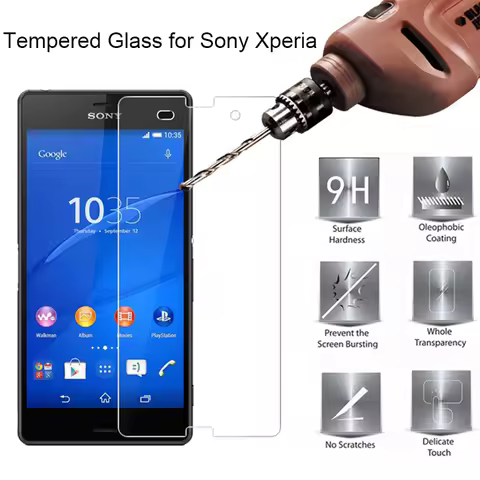 Explosion-proof Tempered Film for Sony XZ1 Compact XZ2 XZ3 Phone Glass Toughed Screen Protector for 