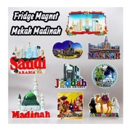 FRIDGE MAGNET RESIN MAKKAH MADINAH SOUVENIR GIFT MAGNET HIASAN PETI AIS - Bhg 1