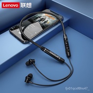 2023🍅Lenovo（Lenovo） he05xWireless Bluetooth Headset Neck-Hanging Sports Running Neck Hanging Magnetic in-Ear Noise Red00