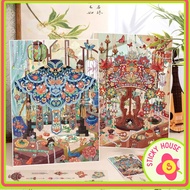 Phoenix Hat 3D stickers decorative stickers, 3D landscape stickers, sticky house landscape storage