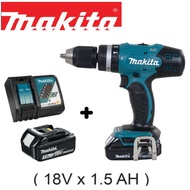 Makita DDF453SYE 18V 13mm Cordless Driver Drill c/w 2pc 1.5ah 18V Battery &amp; Charger
