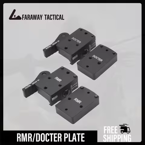 RM QD Mount With Riser Plate For RMR Mini Red Dot Sight Auto Lock Fit 20mm Weaver Picatinny Rail In 