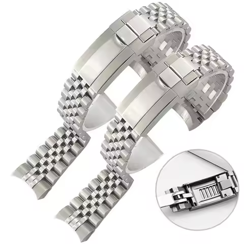 904L Jubilee Watchbands for Rolex Sub GMT Yacht Daytona Men Watch Strap Luxury Bracelet Mod Parts Re