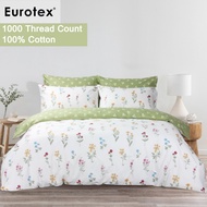 Eurotex, 1000 Thread Count 100% Cotton, Fitted Bedsheet Set / Bedset - Loft Living Chrysta