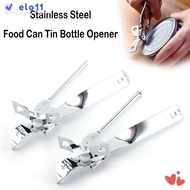 ELO Food Can Opener, Manual Stainless Steel Tin-Opener, Practical Multifunctional Bottle Opener Food