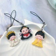 1pc Mobile Phone Pendant Cute Guanyin Mr. Pig Lanyard Pendant Mobile Phone Pendant