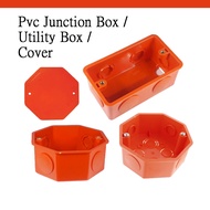 PVC Orange Junction Box/ Utility Box / Cover