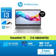 HP Notebook 15-fd0344TU/15-fd0493TU/Intel i3-1315U/UHD Graphics/Win11/ MS21/ 2Yrs