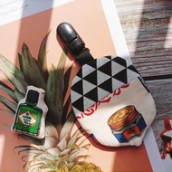 津Handmade 平安符袋夾+綠油精布仔/老虎萬金油印花