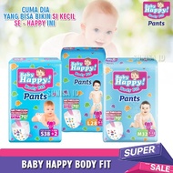 Baby Happy Body Fit Pants Baby Diaper Pants S38/ M32 /L28/ XL26/XXL24 Pampers Pant