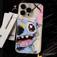Grinning Stitch Suitable for iPhone Phone Case Suitable for iPhone 16 Pro Max/15/14 Pro Max/13 Pro M