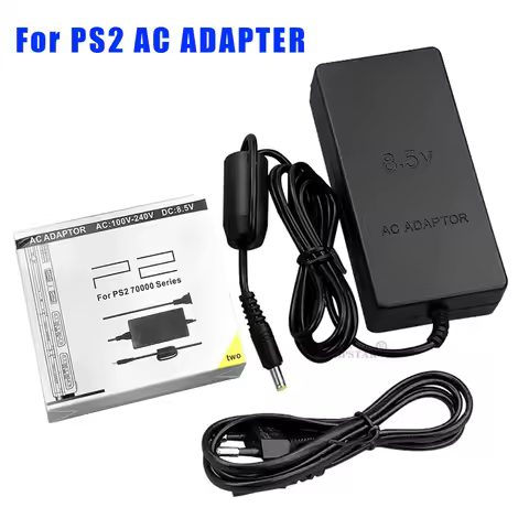 AC 100~240V Adapter Power Supply Charger Cord DC 8.5V 5.6A Adaptor For Sony Playstation PS2 Slim 700